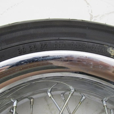 Harley OEM 09+ Touring 16x5" Chrome Laced Smoothie Cush Drive Rear Whe