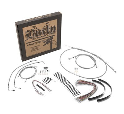 Burly Cable and Brake Line Kits 13in. Bagger Bars B30-1232