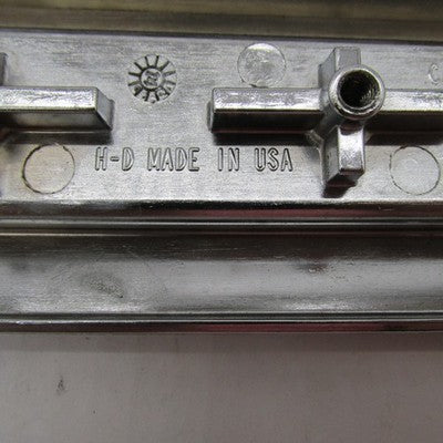 Harley-Davidson OEM Right Saddlebag Latch Hinge Cover Silver Chrome 90