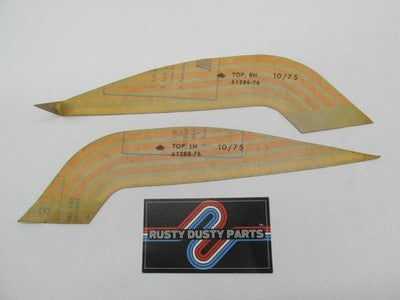 Harley Davidson AMF Genuine NOS 1976 Gas Tank Decals SS SX 125 61288-7