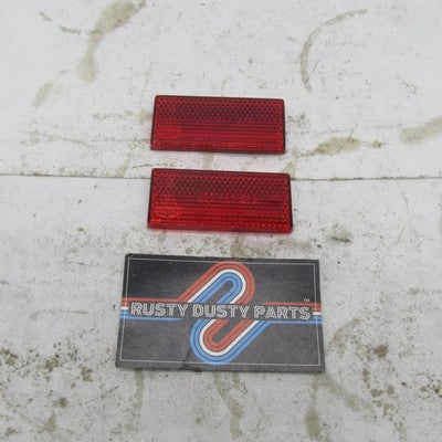 Pair of Harley Davidson Genuine Red Reflectors 59988-72A