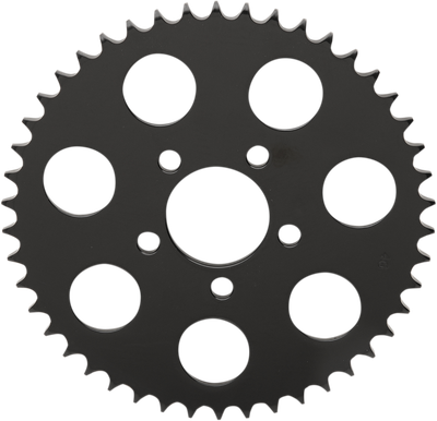 Drag Specialties Gloss Black 530 Chain Conversion Rear Sprocket 46-T Flat - 2...