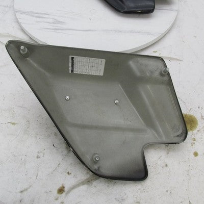 Pair of Harley-Davidson Genuine OEM Chrome Black Side Covers V Trim To