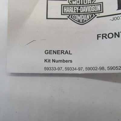 Harley Davidson Genuine NOS Rear Fender Tip Trim Kit 80-LTR & 86-99 59