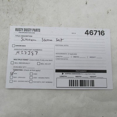 Sunnen 400-Grit 2.7"-4.1" Cylinder Honing Stone Set M27J87 162499