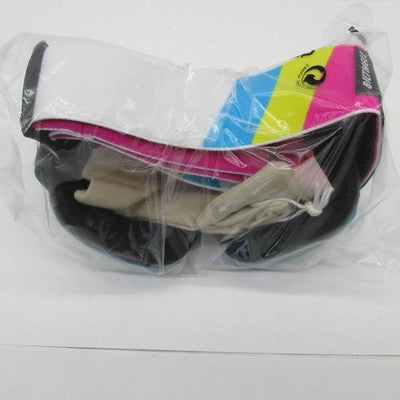 Biltwell Overland Goggles 2.0 Gloss Cyan Tri-Stripe 2111-0944-003 | 26