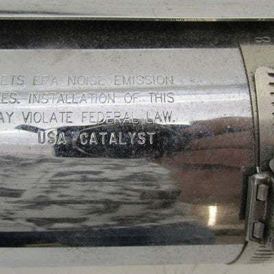 Pair of Harley OEM 05-06 Softail FLSTN Chrome Mufflers 65357-05 65358-