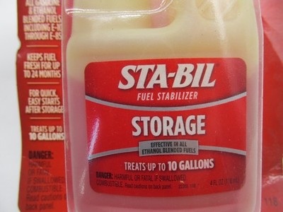 Sta-bil Stabil Fuel Stabilizer NOS 4 FL OZ Treats Up to 10 Gallons 222