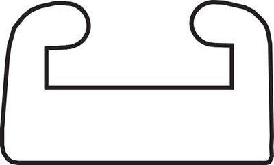 Garland Slides UHMW - Black - 23 - 57in 23-5700-0-01-01