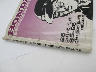 Honda Official Factory Genuine 1985 CH150 85-86 CH150D Elite Service M