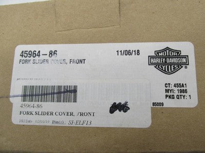Harley Davidson Genuine NOS Fork Slider Cover 45964-86
