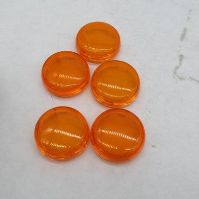 Mixed Lot of Harley Davidson OEM Amber Turn Signal Lenses and Red Refl
