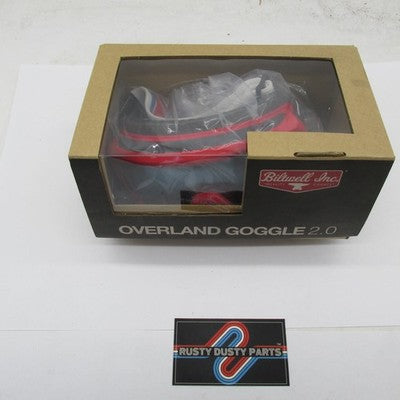 Biltwell Overland Goggles 2.0 Red/White/Blue 2111-5605-007 | 2601-2583