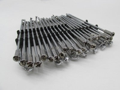 Set of 40 Harley Davidson 19" Drop Center Wheel Rim Spokes Chrome PH10