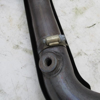 Harley OEM Stock Touring Catalyst Header w/ Black Heat Shields 6560045
