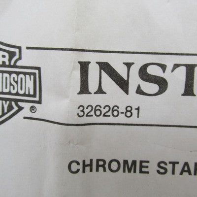 Harley Davidson OEM NOS Chrome Starter End Cap Trim Kit XL Sportster 3