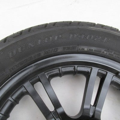 Harley-Davidson OEM Black 7-Spoke Dual Disc Front Wheel w/ Dunlop D402