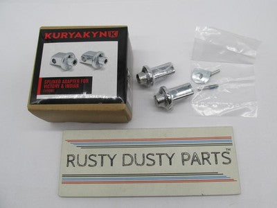 Kuryakyn NOS Victory Indian Splined Foot Peg Adapters Chrome 8828