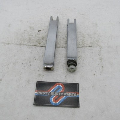 Pair of Harley Davidson OEM Chrome Highway Peg Mounts Sportster Ironhe