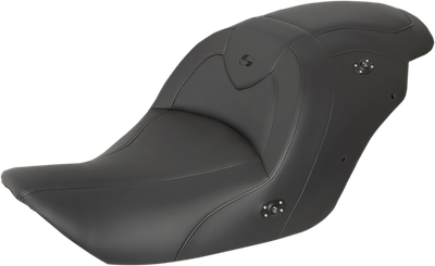 Saddlemen Heated RoadSofa Seat Black W/Black Stitching H23-20-187HCT