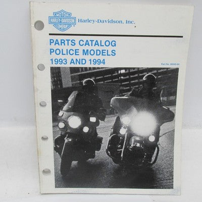 Harley-Davidson Official Factory 1993-1994 Police Models Parts Catalog