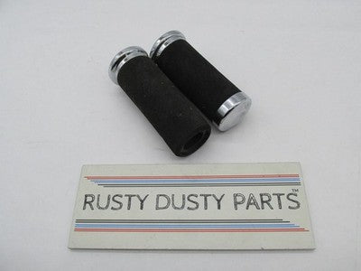 Pair of Harley-Davidson Chrome Foam Handlebar Grips