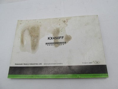 Kawasaki Official Factory KX450F Owner's Manual 99987-1839