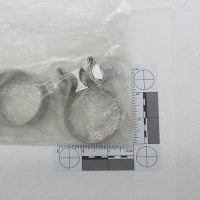 Lot of 2 NOS Motorcycle Exhaust Muffler Clamps 1-3/4" 1.75" Pair