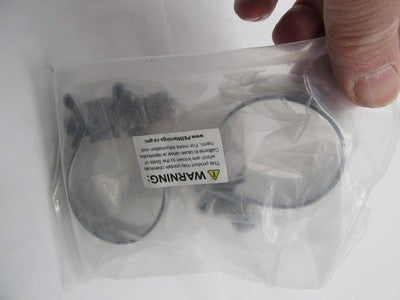 V-Twin NOS Harley 1-7/8" Inlet Muffler End Clamp Set, Chrome 31-1007 |