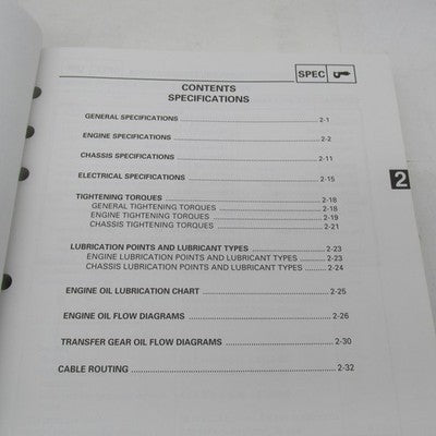 Yamaha 1999 OEM Road Star XV16AL/ALC/ATL/ATLC Service Manual LIT-11616