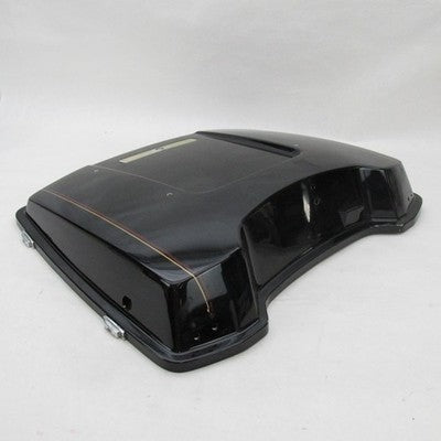 Harley OEM Tour-Pak Luggage Lid Black w/ Burgundy & Gold Pinstripes 79