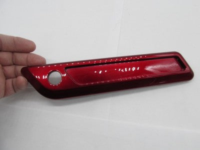 Harley OEM NOS Left Saddlebag Latch Faceplate, Velocity Red Sunglow 90