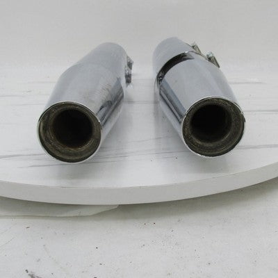 Pair of Harley Chrome Exhaust Muffler Pipes 00-06 Softail Night Train