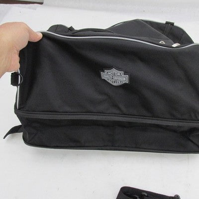 Harley-Davidson Genuine Shoulder Strap Expandable Black Duffel 19"x12"