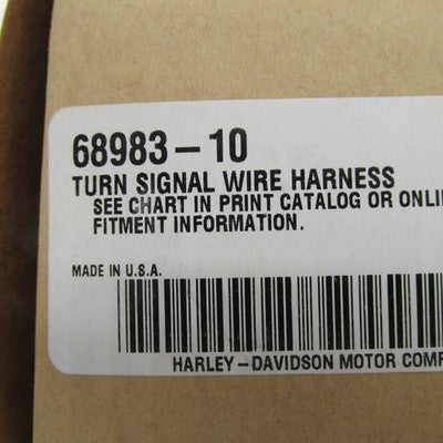 Harley-Davidson Genuine OEM NOS Turn Signal Wire Harness 68983-10