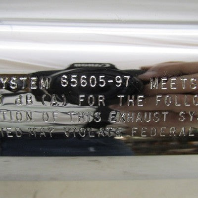 Pair of Harley OEM Stock Mufflers Chrome 97-03 Sportster 65605-97 6561
