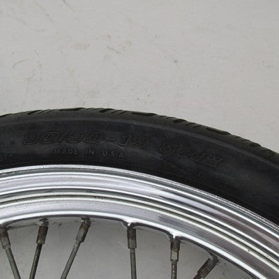 Harley OEM FXR FXD XL 40-Spoke 19" x 2.5" Single Disc Front Wheel 3/4"