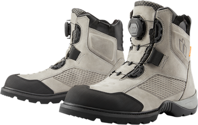 Icon Stormhawk Boots Gray 8 3403-1174