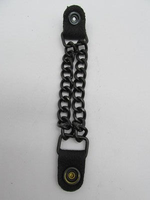 Lot of 3 Z1R Motorcycle Vest Extender Chains Black 2840-0073