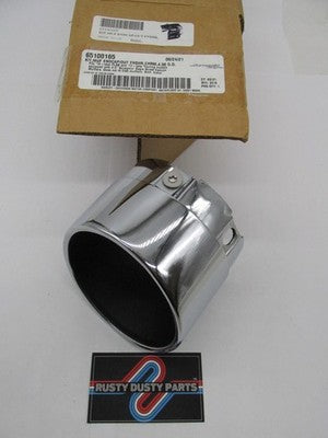 Harley Davidson Genuine NOS Slash Cut Muffler End Cap 65100165