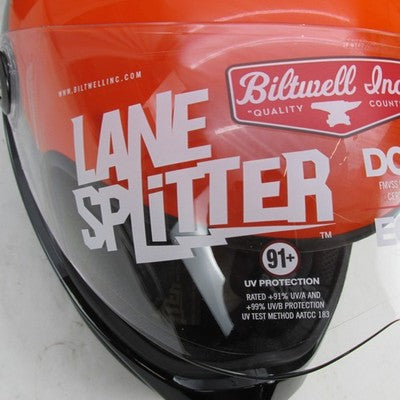 Biltwell NIB Lane Splitter MEDIUM Podium ORG/GRY/BLK 1004-550-103 | 01