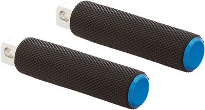 Arlen Ness Fusion Series Footpegs Blue Knurled 07-937