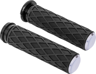 Arlen Ness Diamond Grips Chrome TBW 500-008
