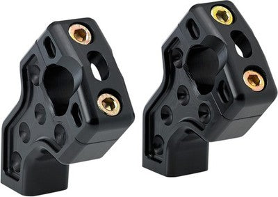 Joker Machine Pullback Handlebar Risers Black Anodized 03-866B