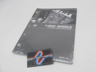 Harley Davidson Official Factory 2015 V-Rod Models Parts Catalog 99457