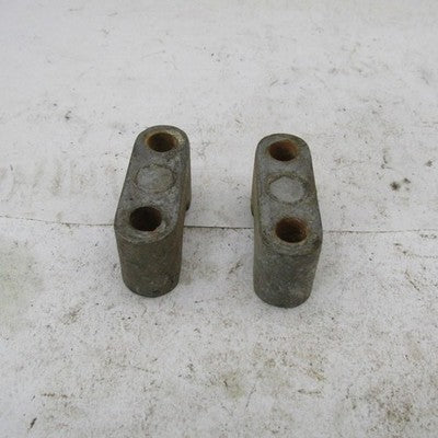 Pair of Triumph BSA OEM Brake Fork Leg Axle Caps 97-4456 97-4457