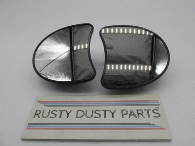 Pair of Harley-Davidson Genuine Stock Black Touring Fairing Side Mirrors