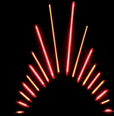 Custom Dynamics TruFLEX Professional-Grade LED Lighting Strip Red/Red 45 LED ...