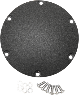 Drag Specialties Derby Covers Flat Black 1107-0441