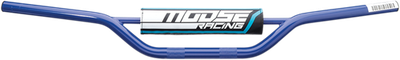 Moose Racing Carbon Steel 7/8" Handlebars Blue CR Low 0601-4970
